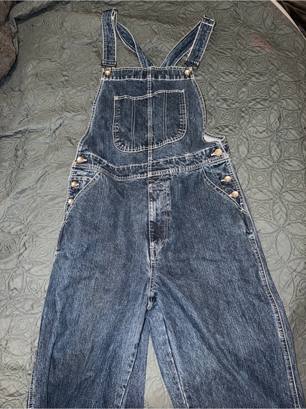 BDG Blue Denim Overalls